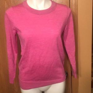 J crew pink sweater